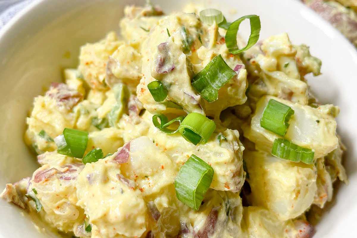 Red Skin Potato Salad. 