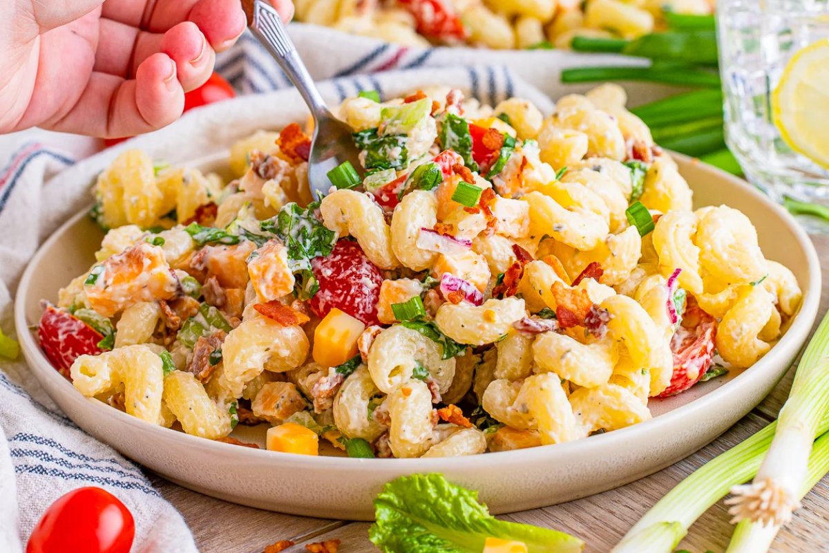 Ranch BLT Pasta Salad Recipe 1