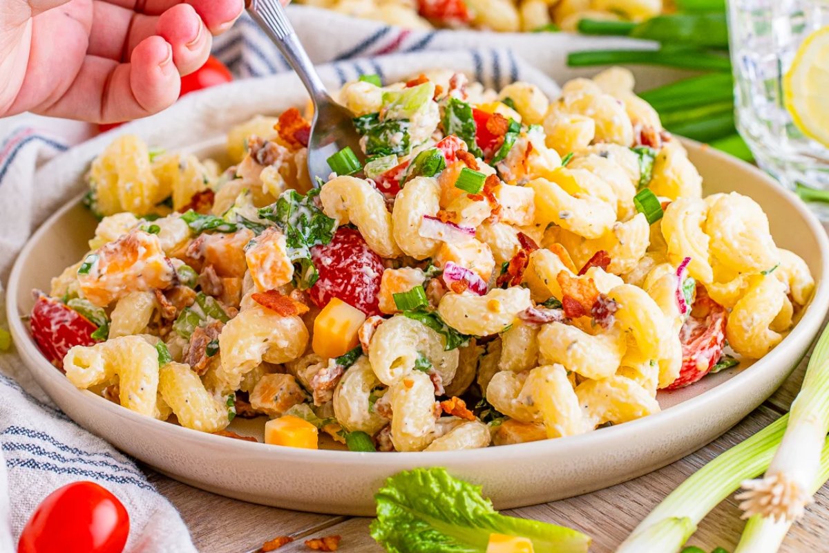 Ranch BLT Pasta Salad Recipe