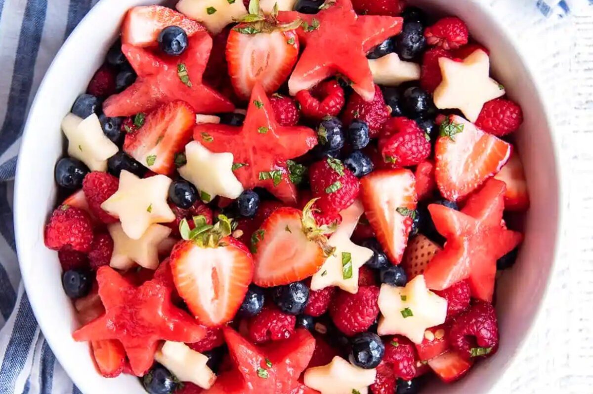 Red White And Blue Fruit Salad