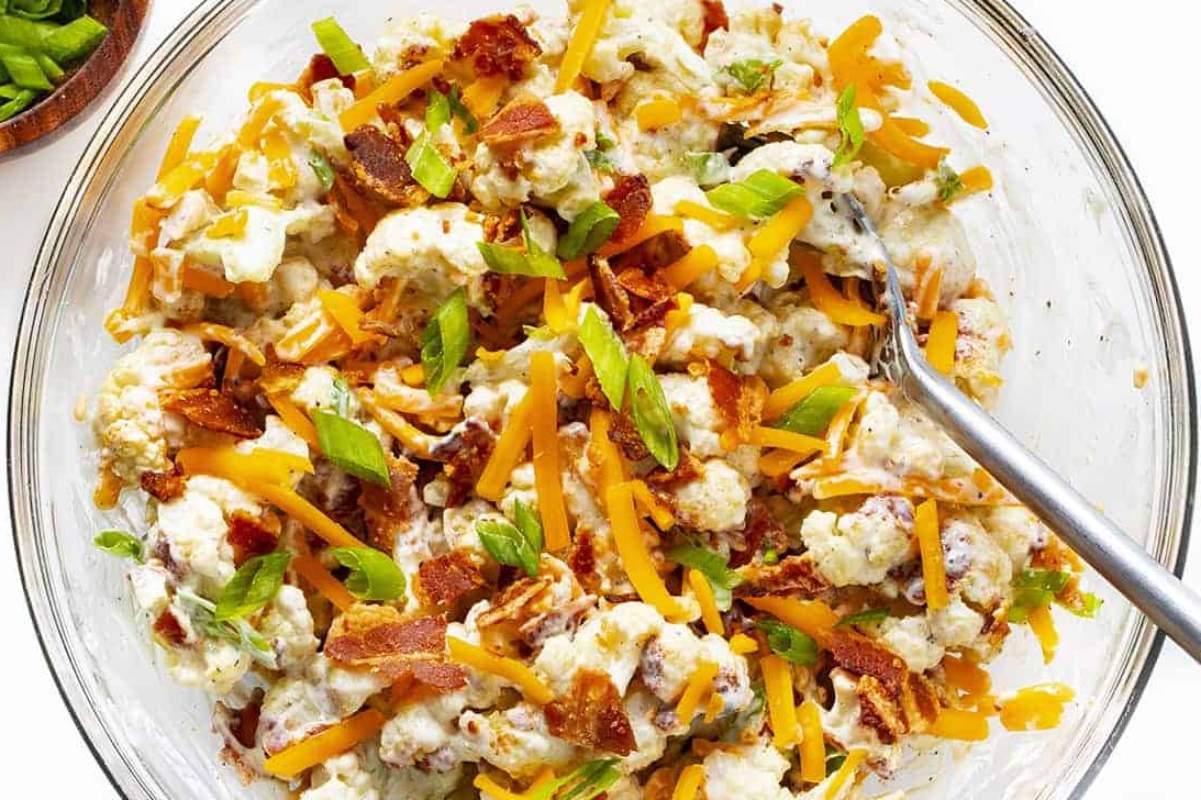 Roasted Cauliflower Salad (Loaded Style!). 