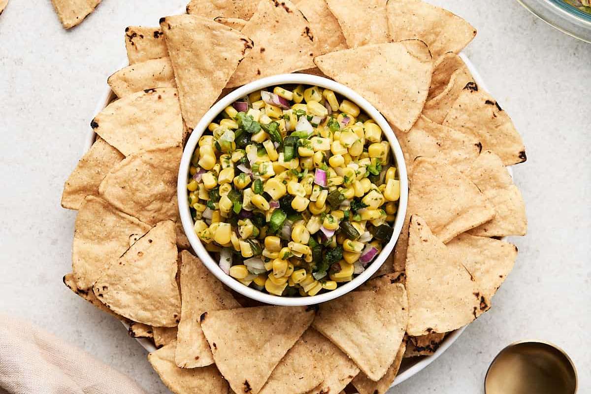 Roasted Chili Corn Salsa. 