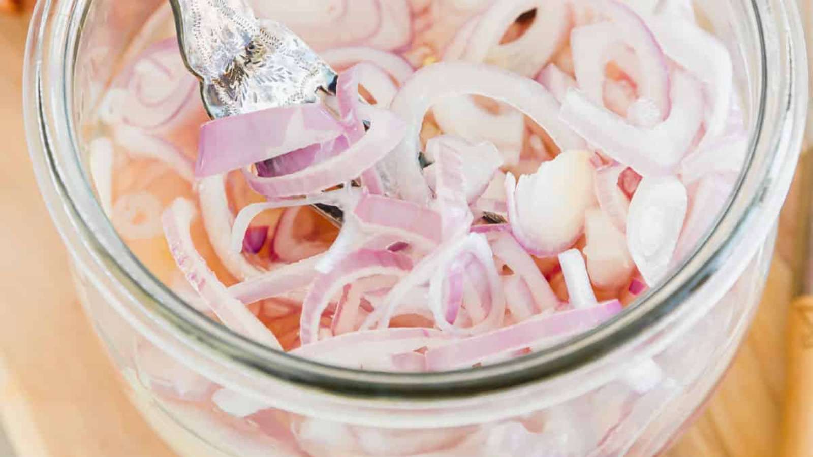 Pickled Shallots recipe by Running to the Kitchen.