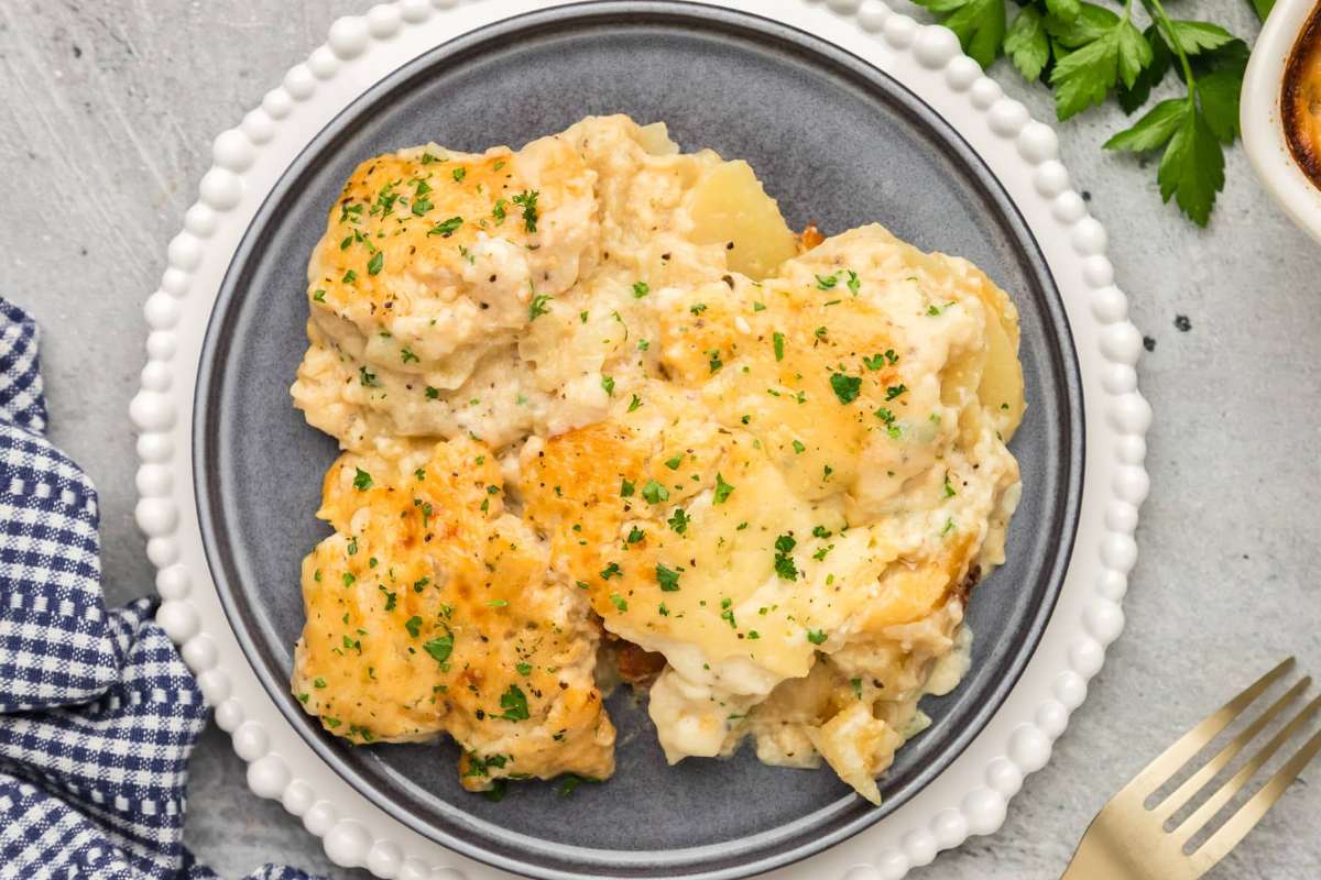 Scalloped Potatoes. 