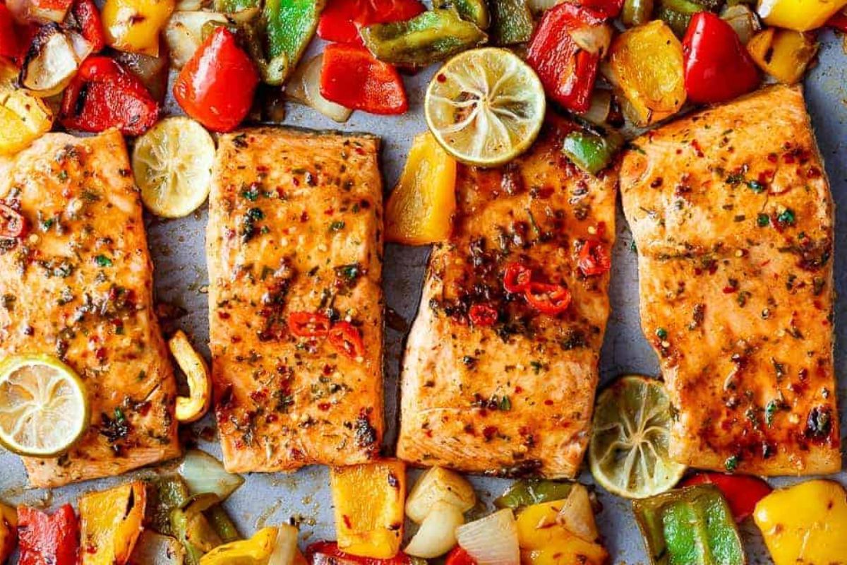 Sheet Pan Chili Lime Salmon 1