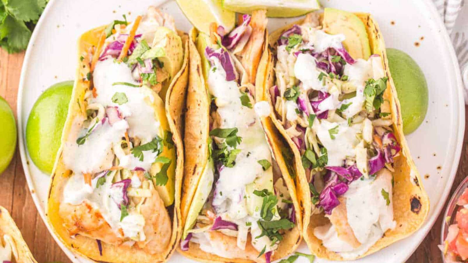 Easy Grilled Fish Tacos recipe by Simply Stacie.
