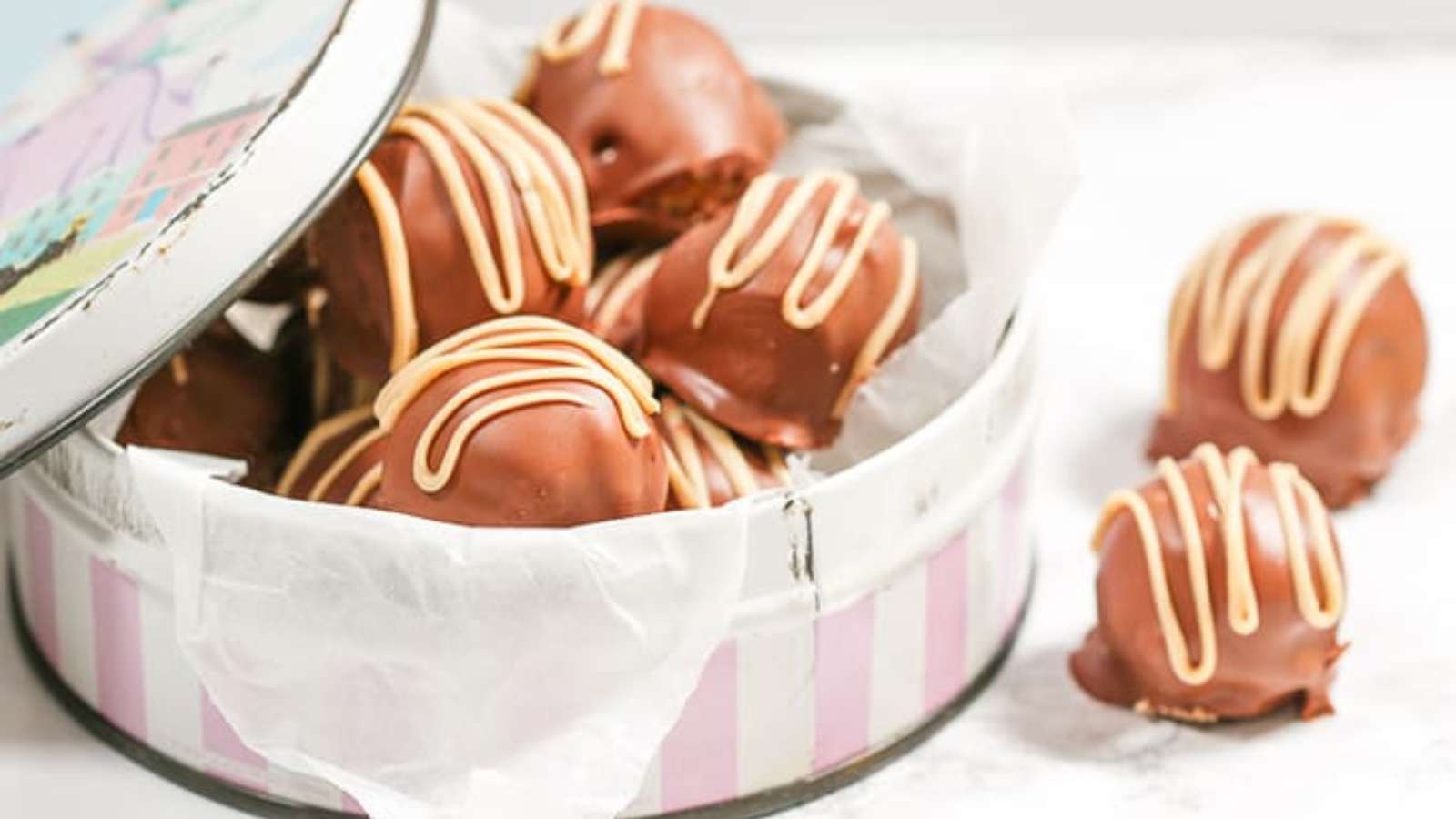 Peanut Butter Truffles recipe by Simply Stacie.