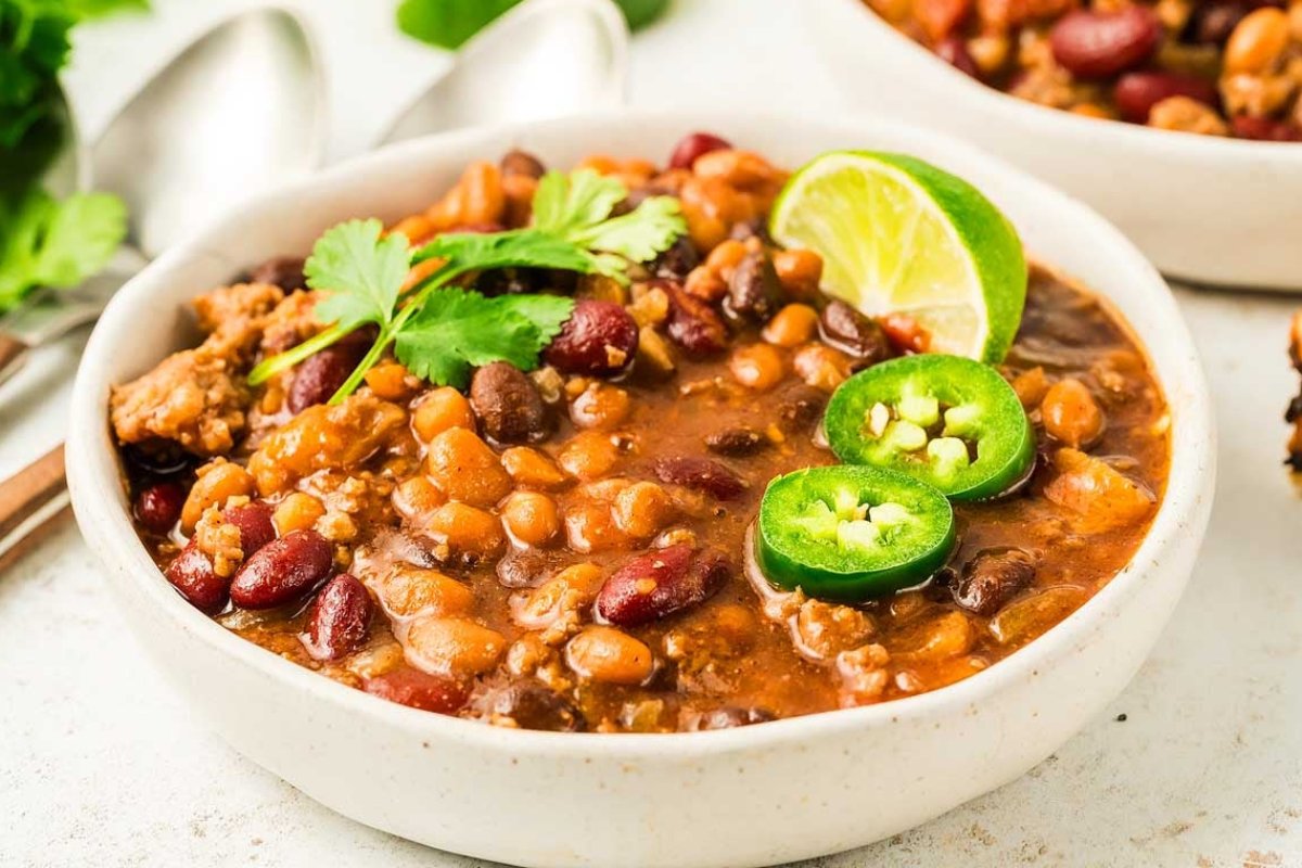 Slow Cooker Cowboy Beans