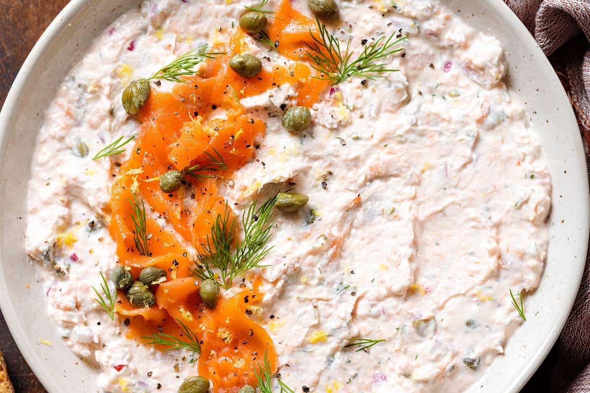 Smoked Salmon Dip. 