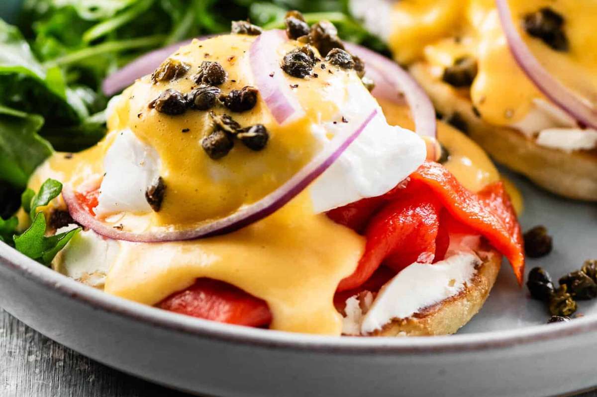 Smoked Salmon Eggs Benedict.