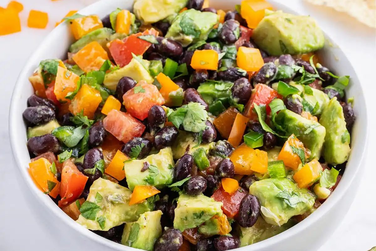 Spicy Avocado Black Bean Salad