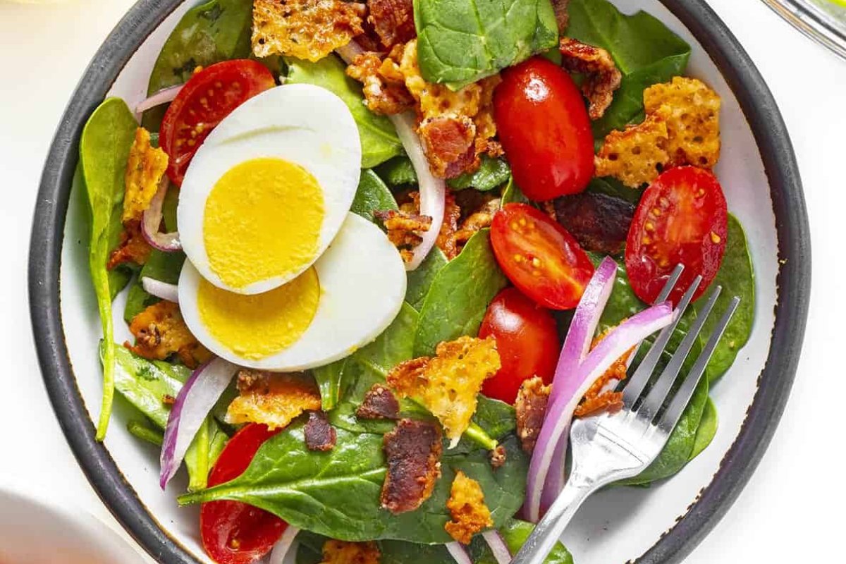 Spinach Bacon Salad