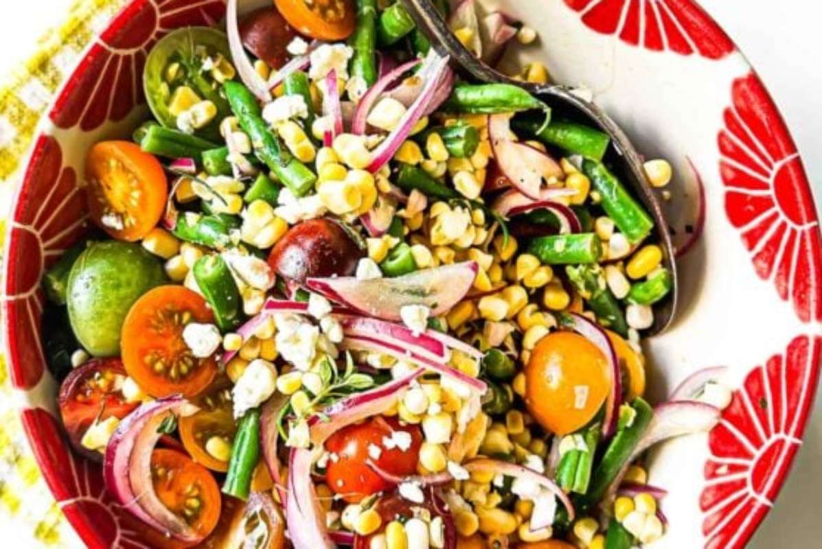 Summer Vegetable Salad. 