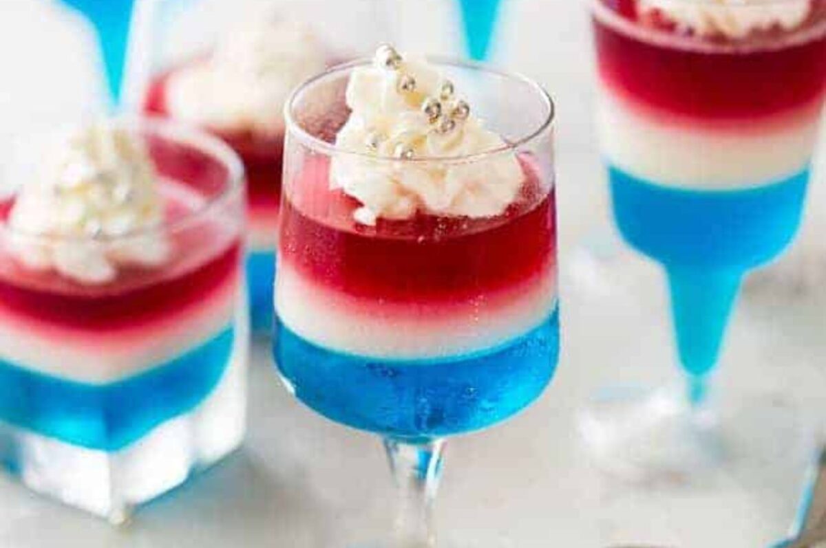 Super Easy Patriotic 4Th Of July Layered Jello