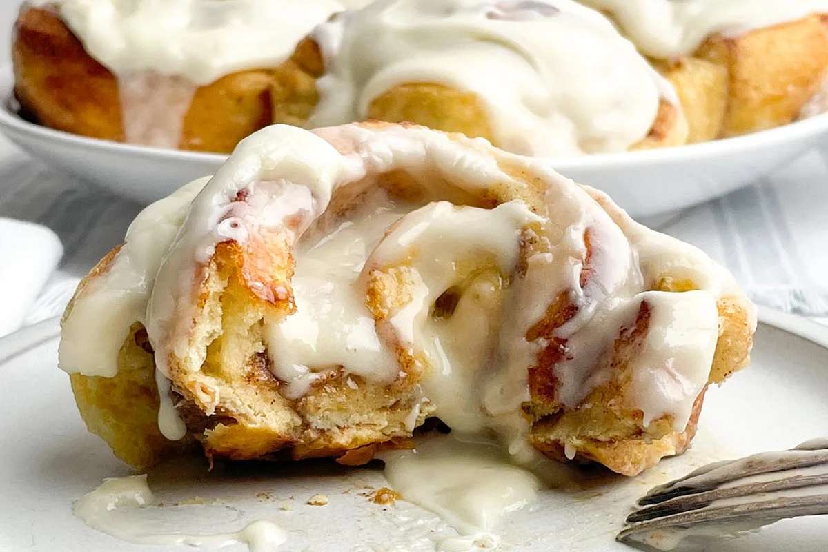 The Best Air Fryer Cinnamon Rolls.