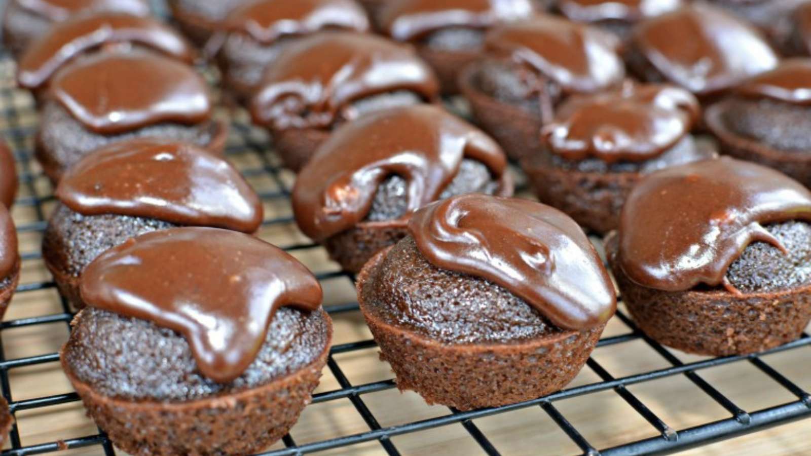 Texas Sheet Cake Bites recipe by The Cookin Chicks.