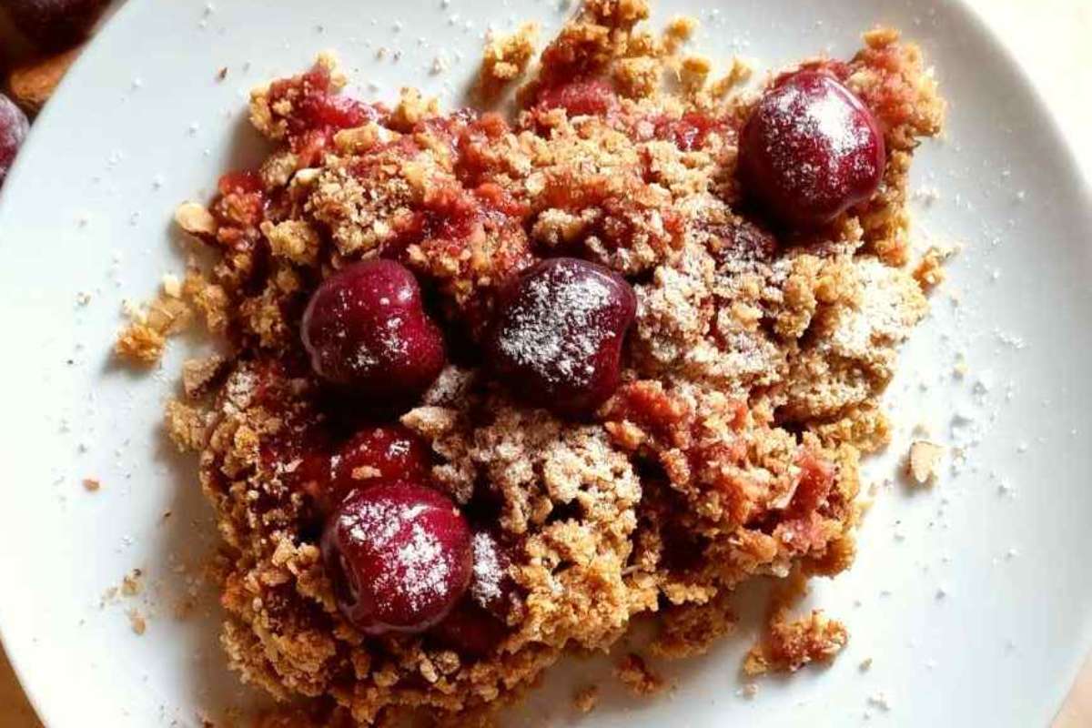 The Best Gluten-Free Cherry Crisp. 