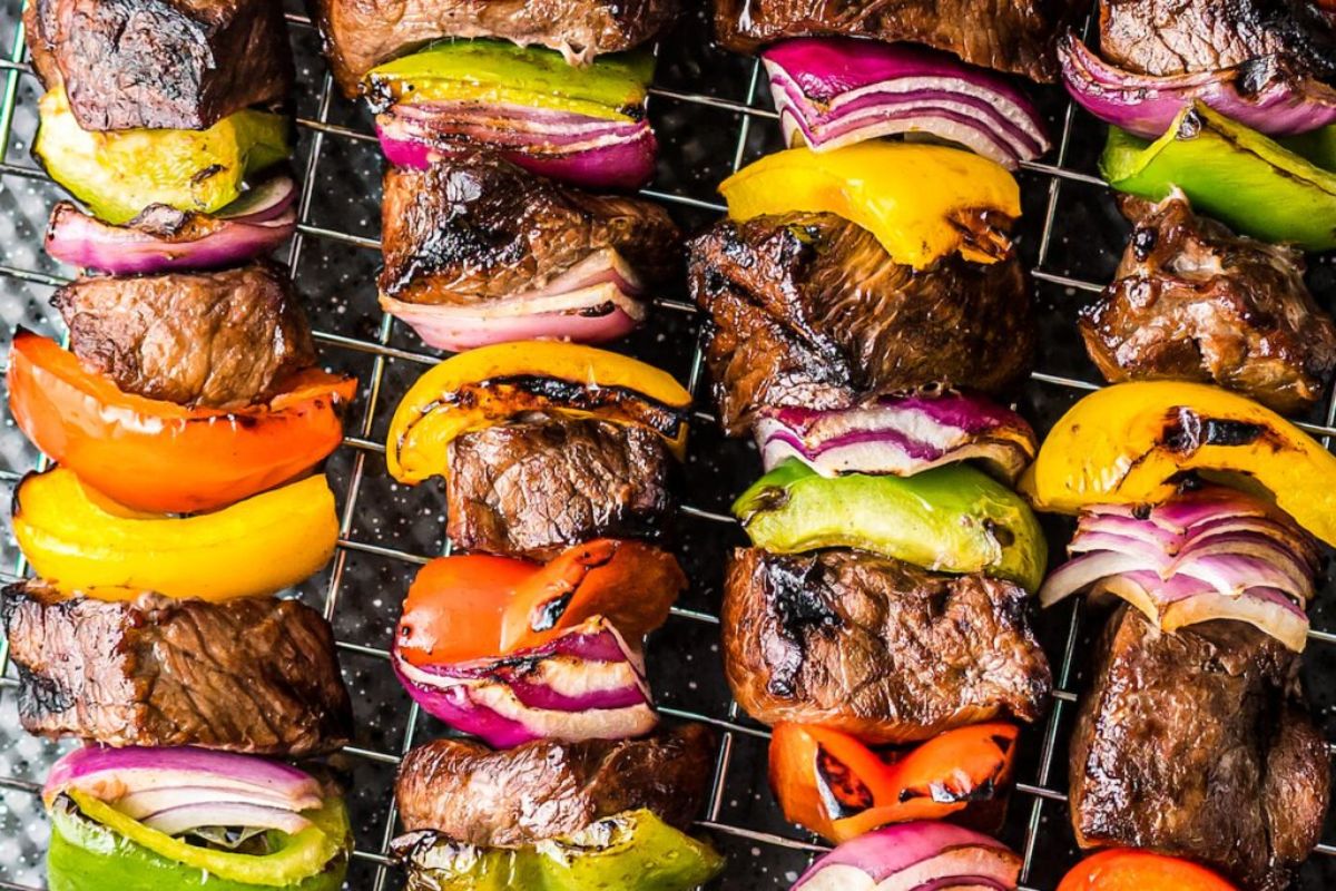 The Best Grilled Steak Kabobs