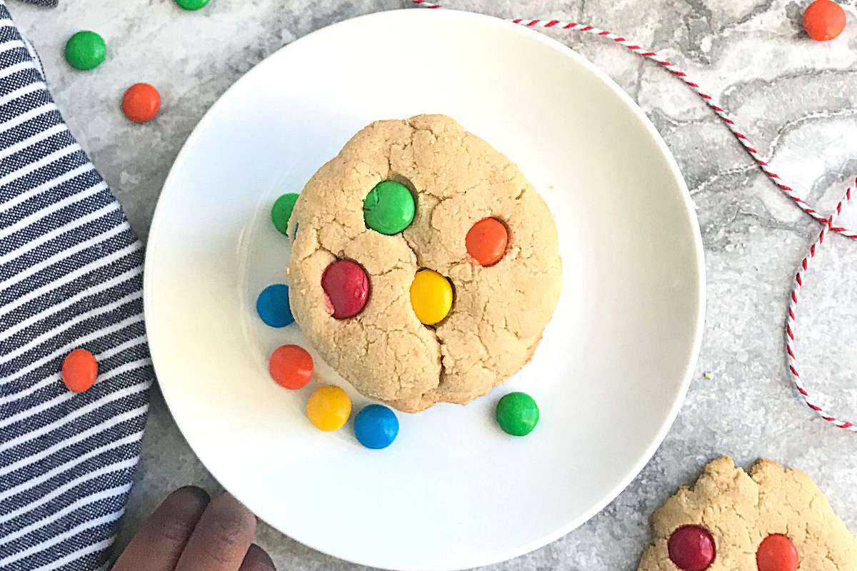The Best Sugar Free M & M Cookies.