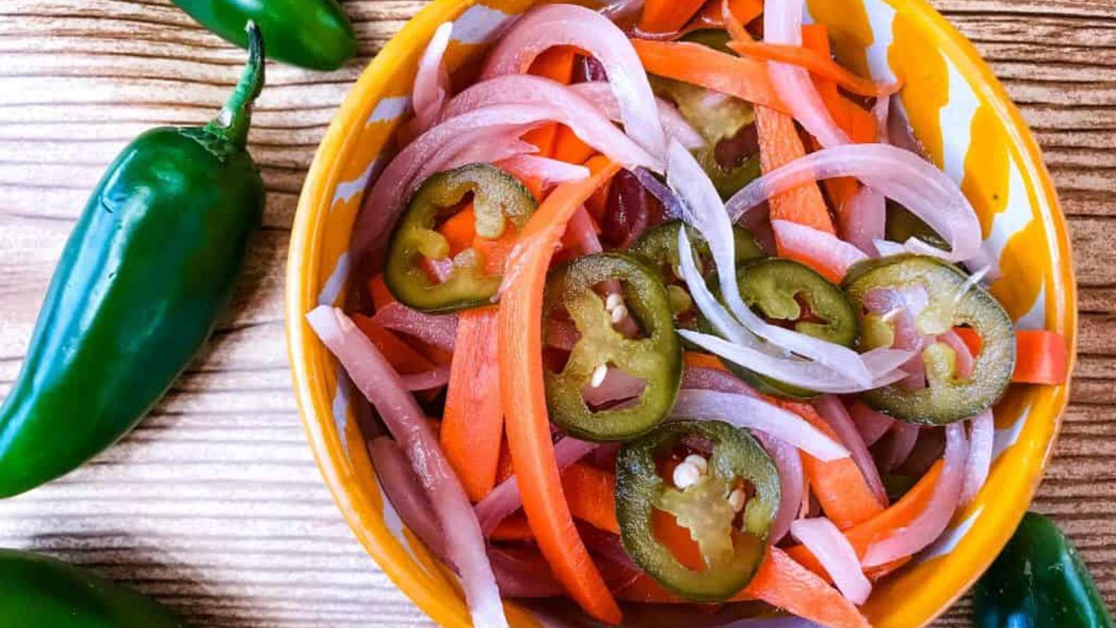Mexican Pickled Vegetables recipe by Three Olives Branch.