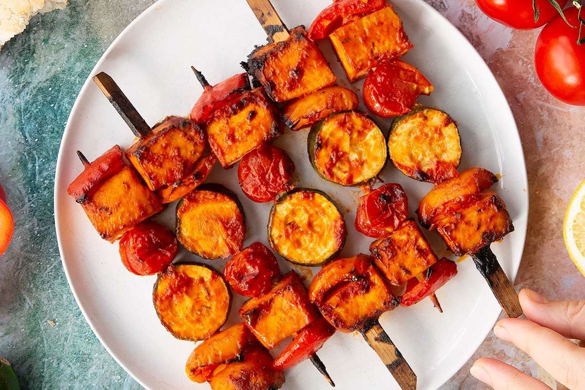 Tofu Skewers. 