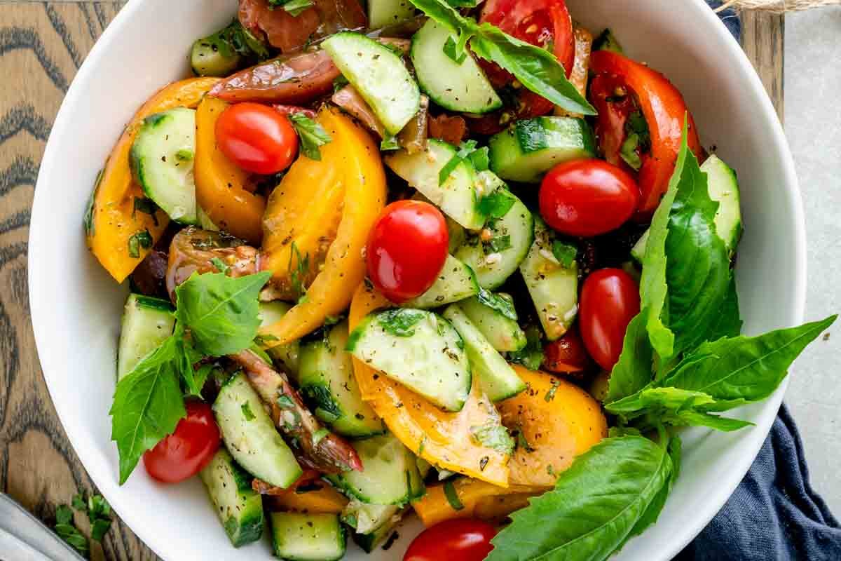 Tomato Cucumber Salad 1