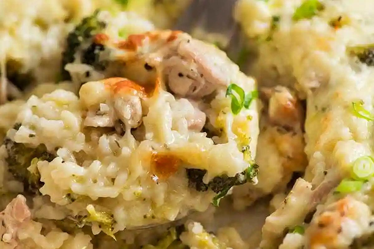 Emergency Chicken Rice Casserole. 