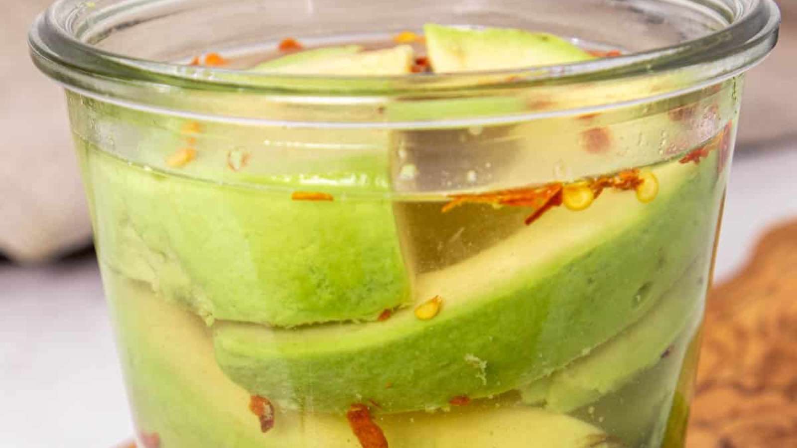Pickled Avocado recipe by Urban Farmie.
