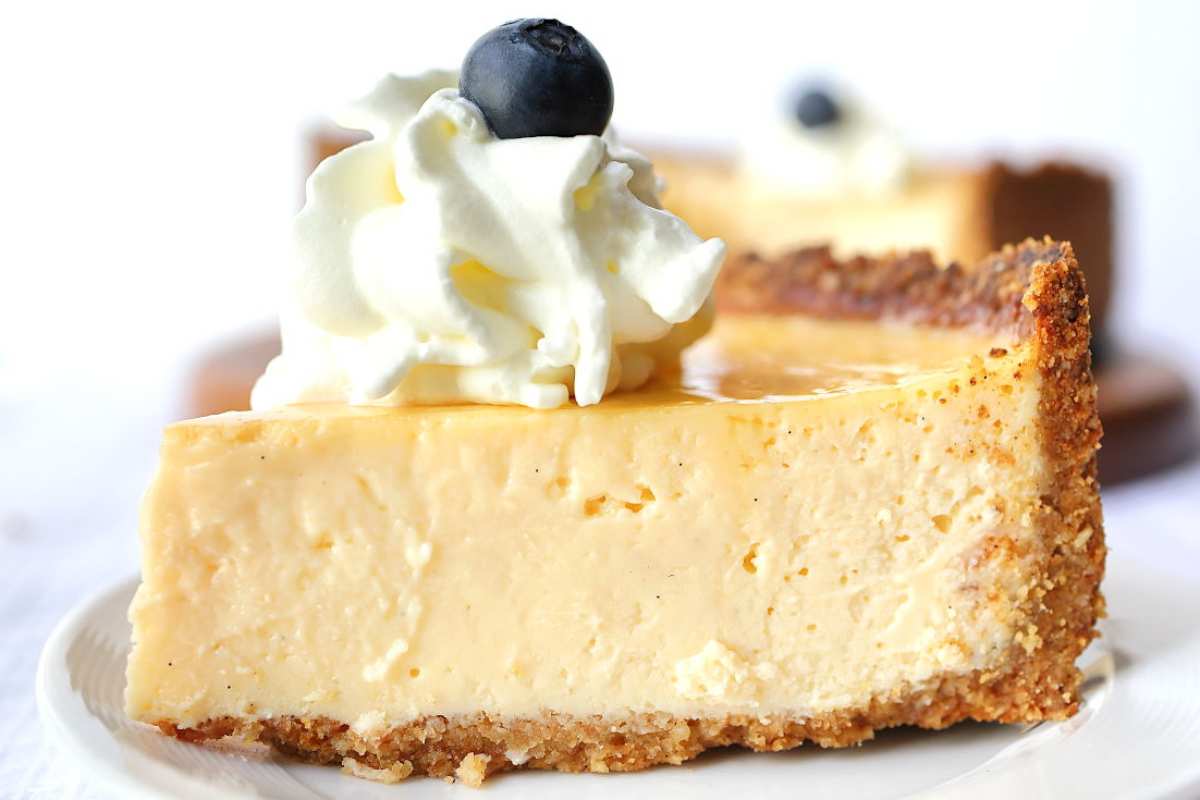 Vanilla Protein Cheesecake. 