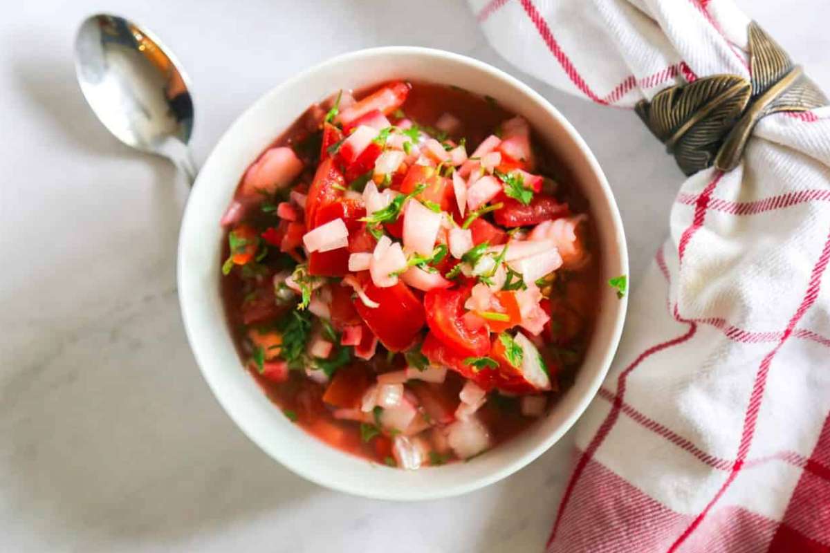 Vegan Ceviche With Vine Ripe Tomatoes.