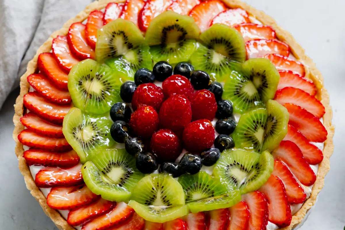 Vegan Fruit Tart. 