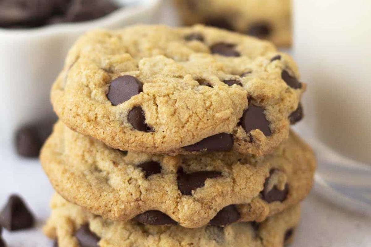 Vegan Gluten-Free Chocolate Chip Cookies.