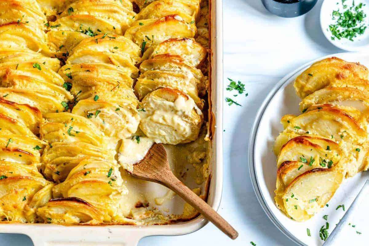 Vegan Scalloped Potatoes.