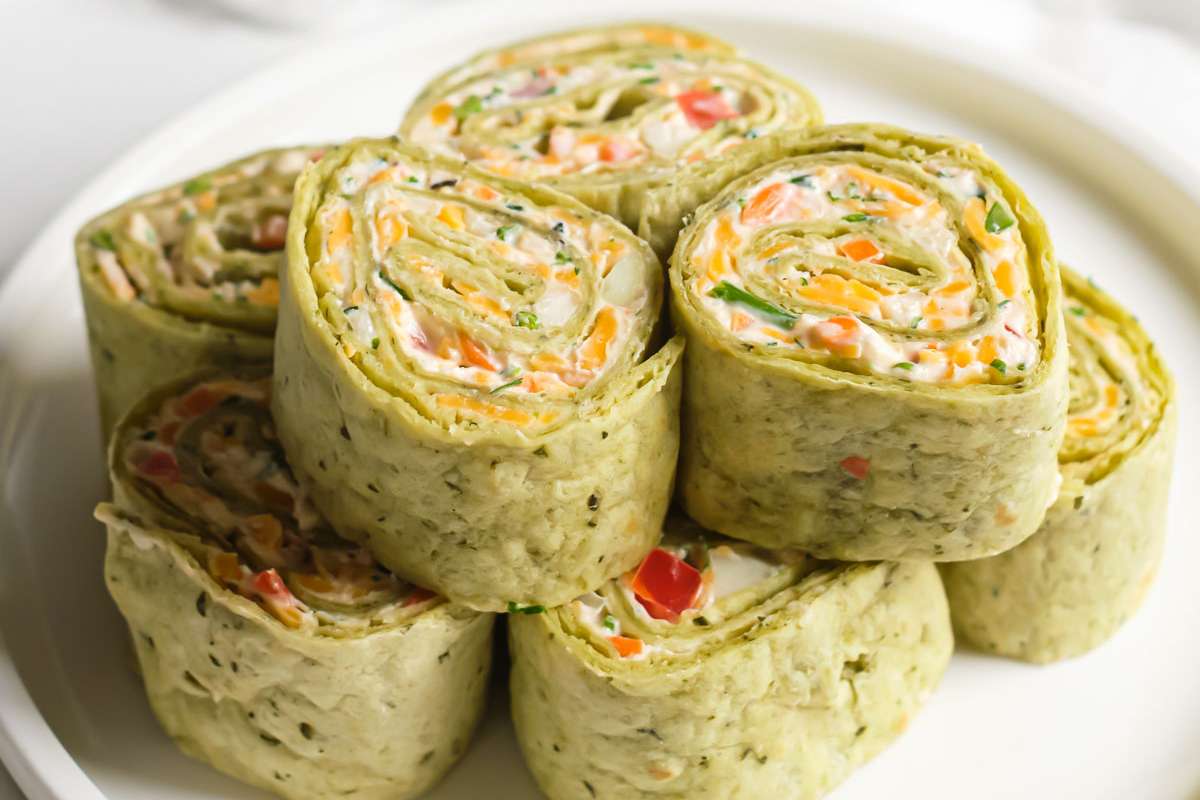 Veggie Pinwheels. 