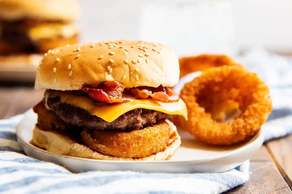 Western Bacon Cheeseburgers. 