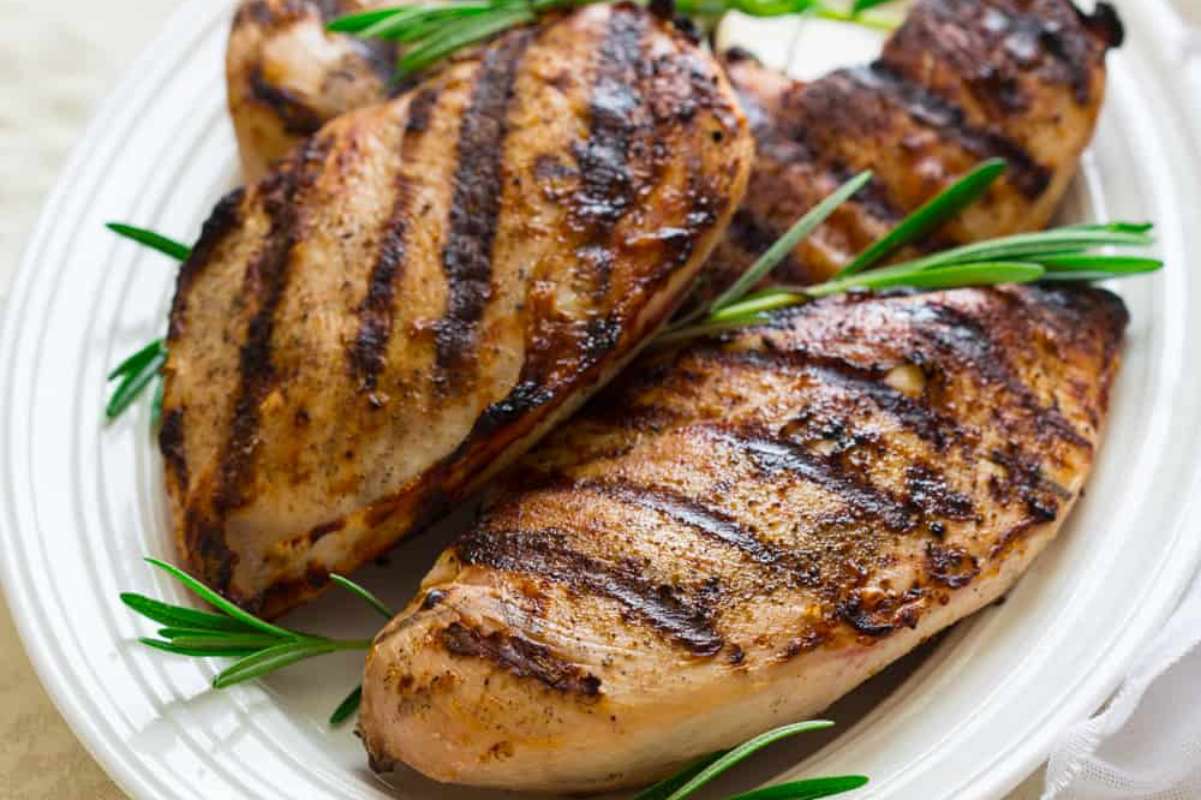 Wine Brined Grilled Chicken. 