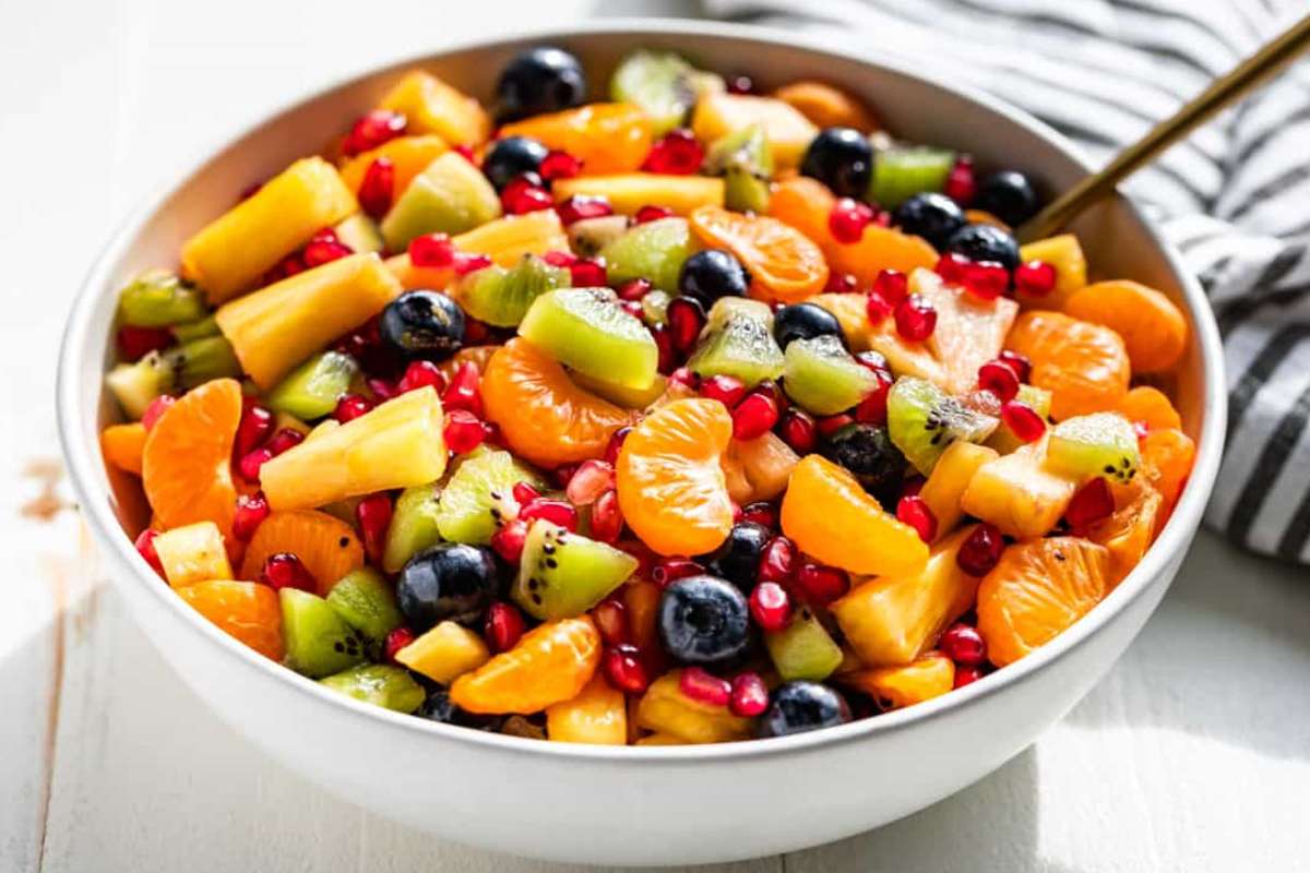 Winter Fruit Salad. 
