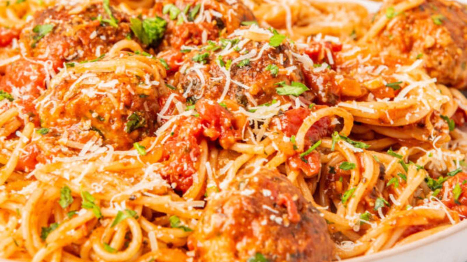 Chicken Meatballs And Spaghetti recipe by Zen and Honey.