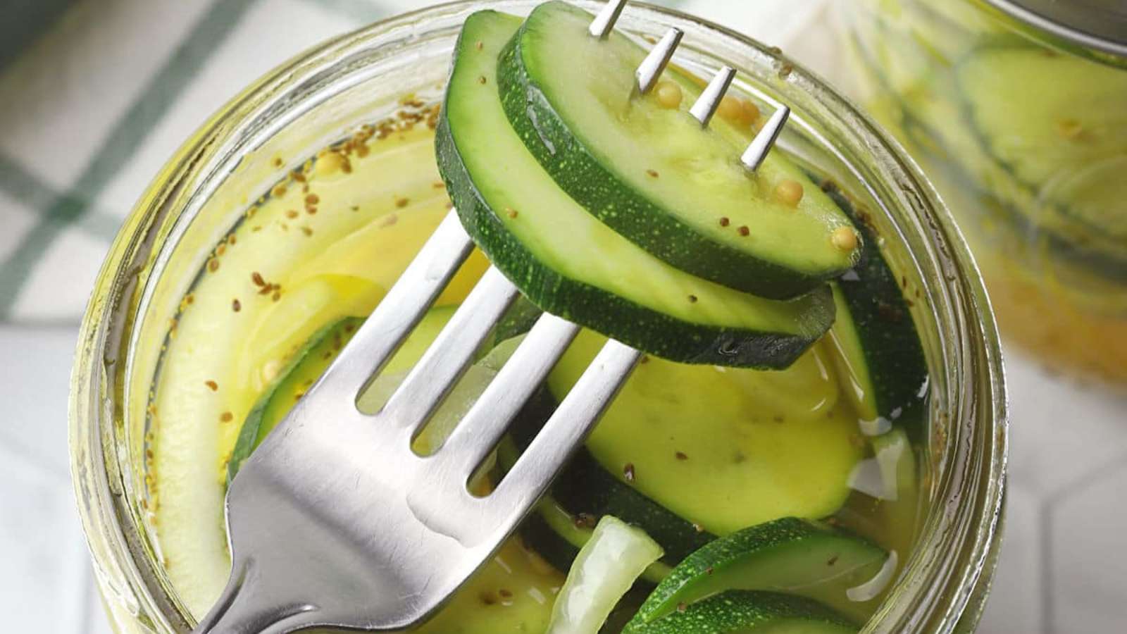 Bread And Butter Zucchini Pickles recipe by Zucchini Zone.