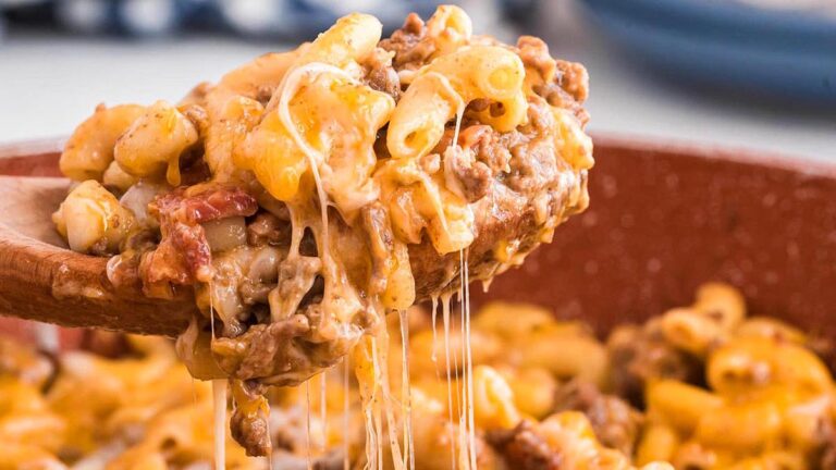 Bacon Cheeseburger Casserole Recipe.