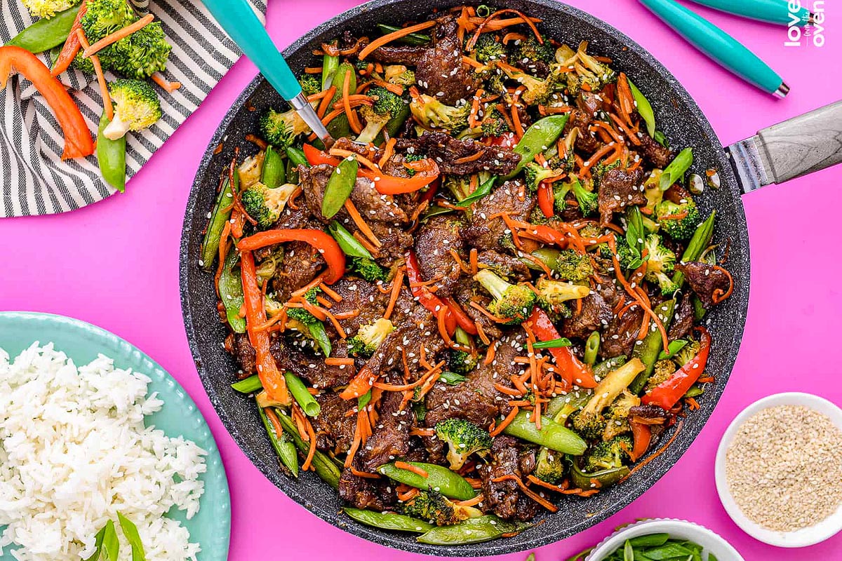 Steak Stir Fry. 