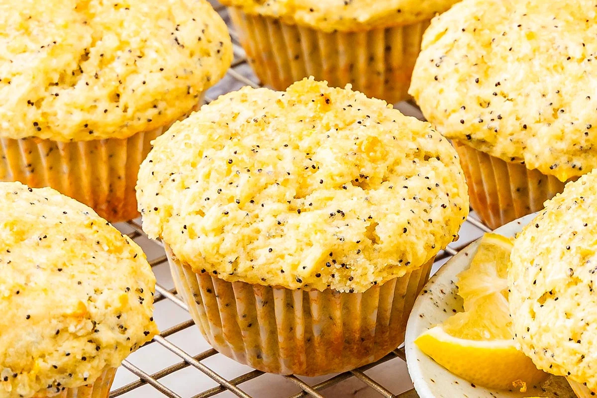 Lemon Poppy Seed Muffins.