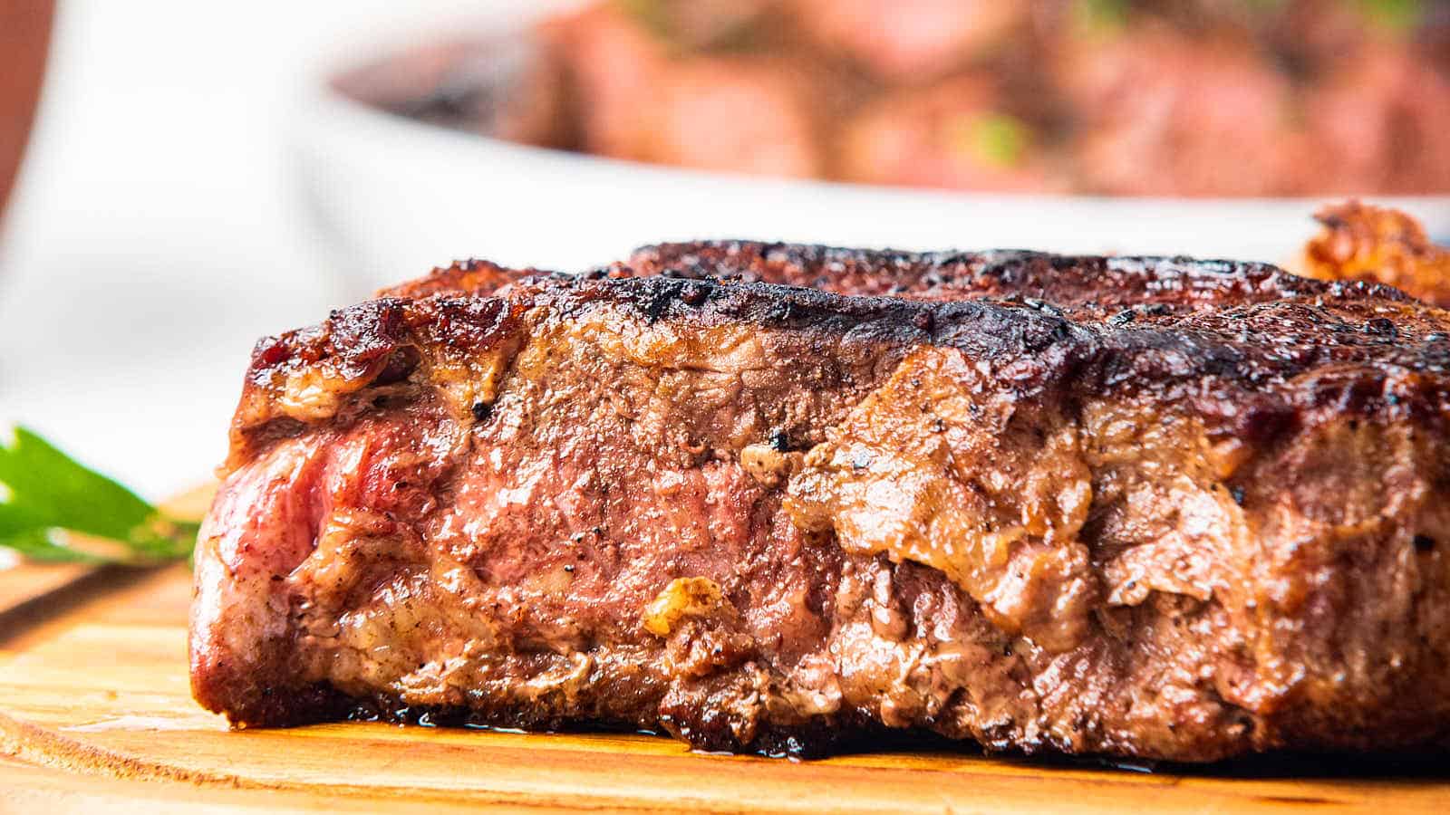 NW York Strip Steak recipe by Cheerful Cook.