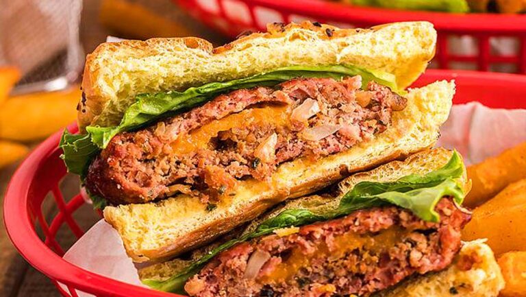 Smoked Cheddar Bacon Stuffed Burgers.