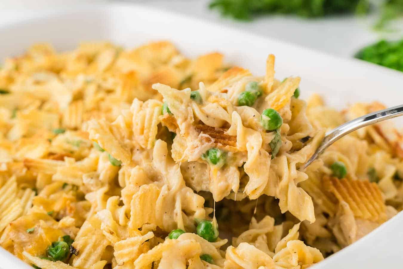 Tuna Casserole recipe by Cheerful Cook.