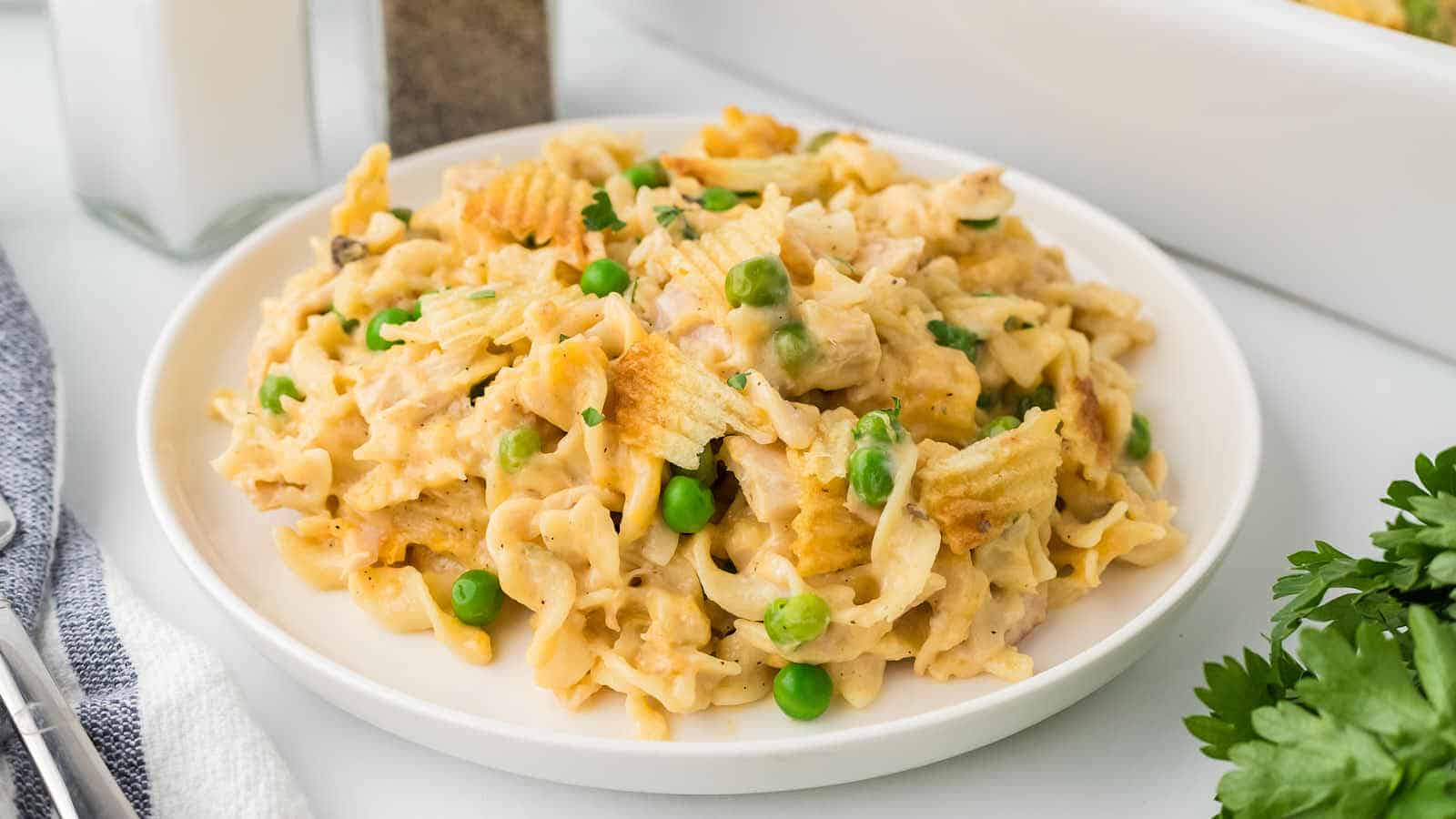 Tuna Casserole recipe by Cheerful Cook.