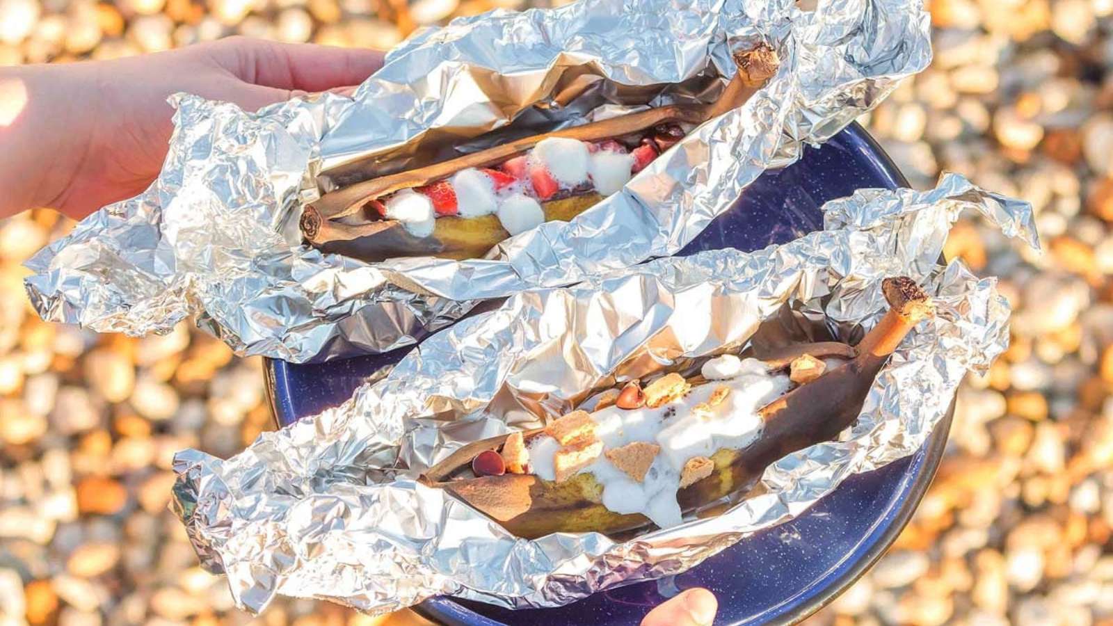Campfire Banana Boats recipe by xoxoBella.