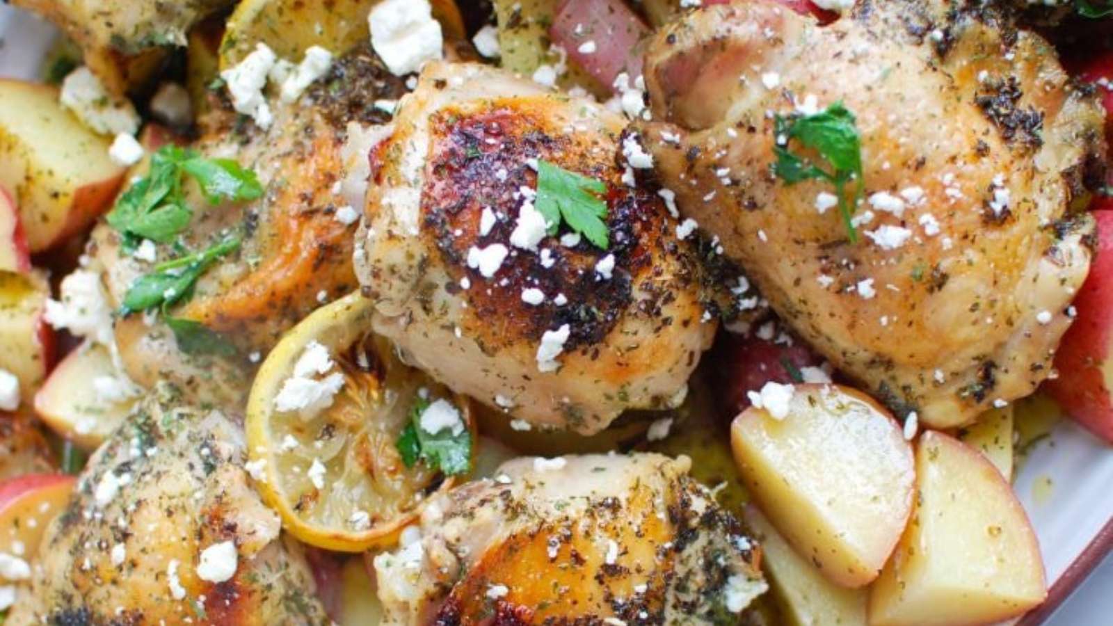 Greek Lemon Chicken recipe by A Cedar Spoon.