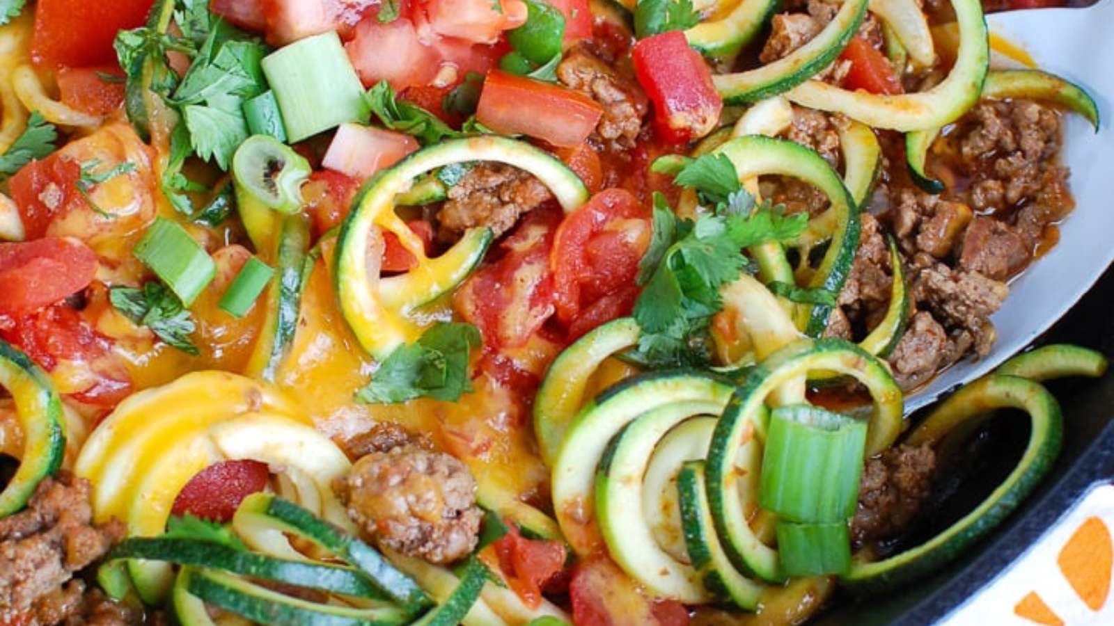 Mexican Zucchini recipe by A Cedar Spoon.