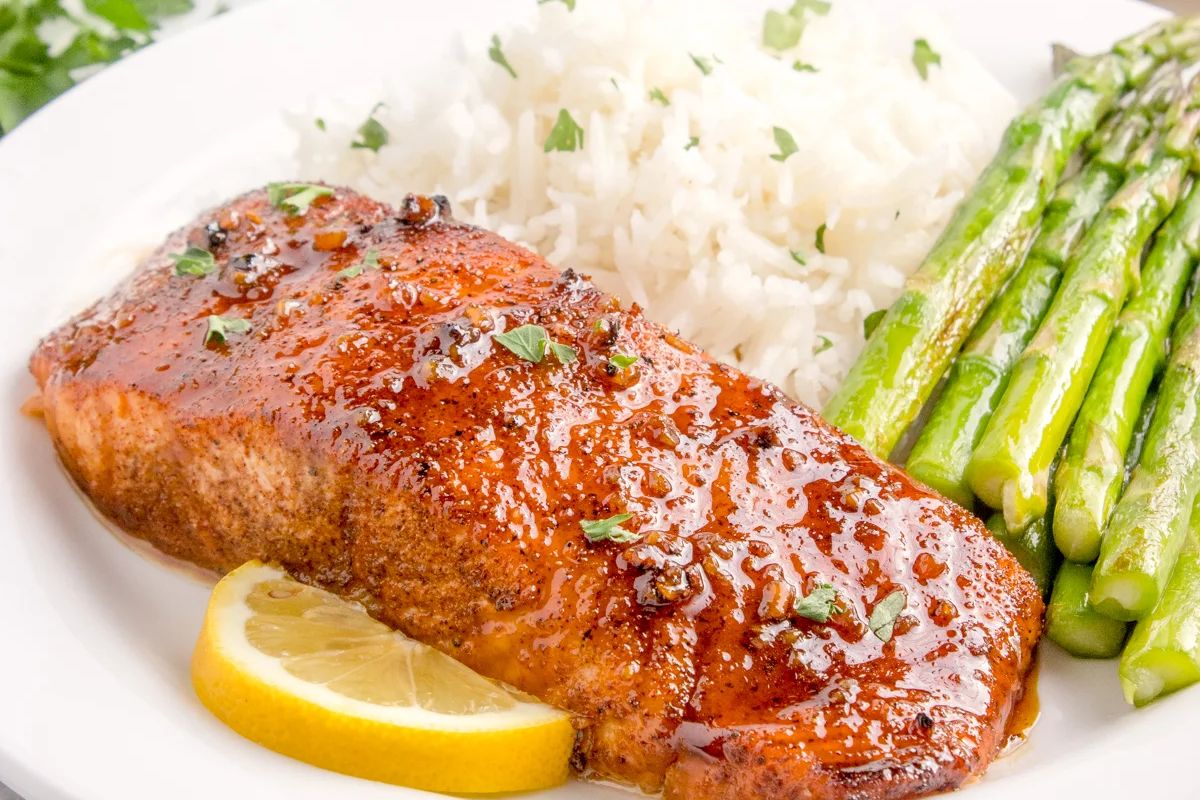 Air Fryer Honey Garlic Salmon